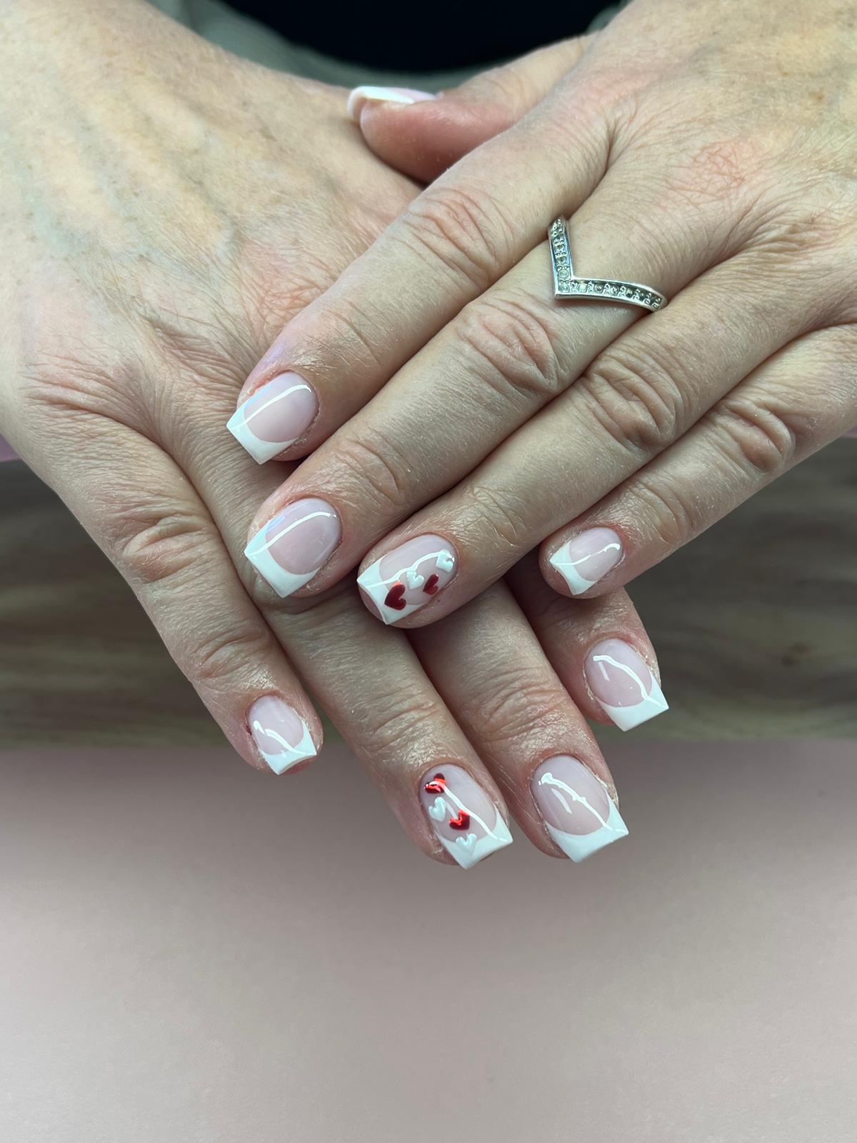 French avec coeurs chromés