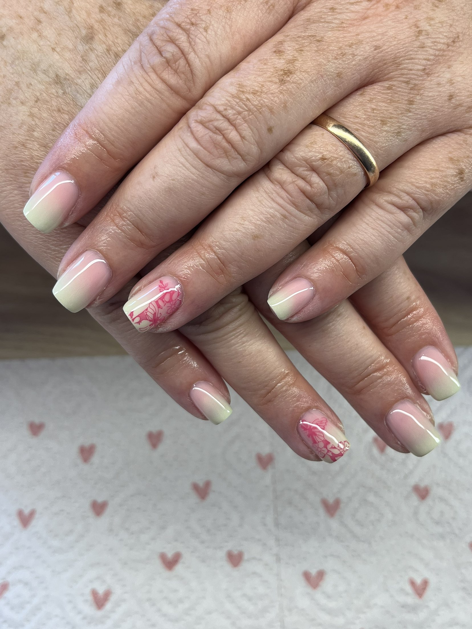 Baby color vert pastel avec stamping