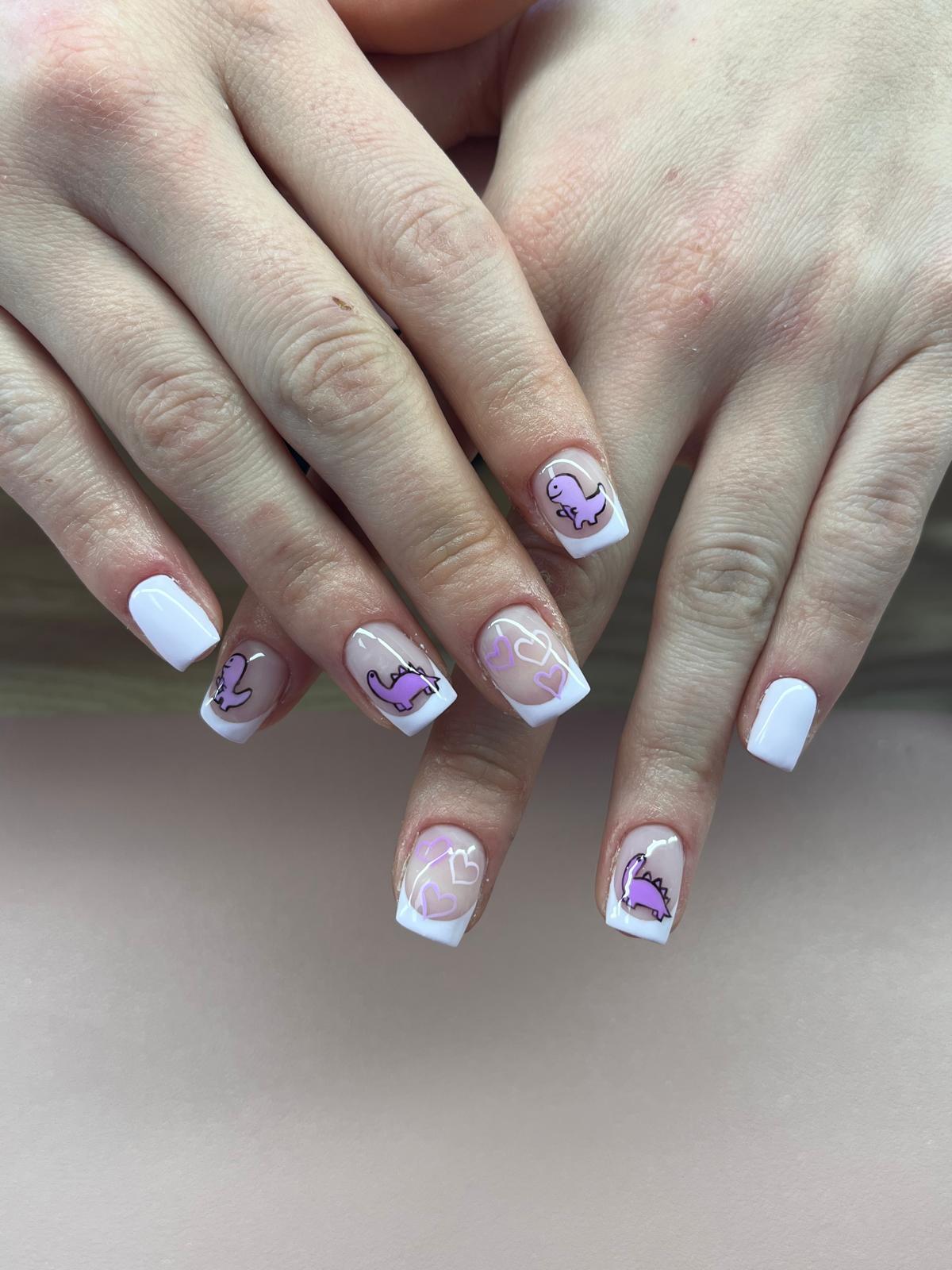 Dinosaures violets
