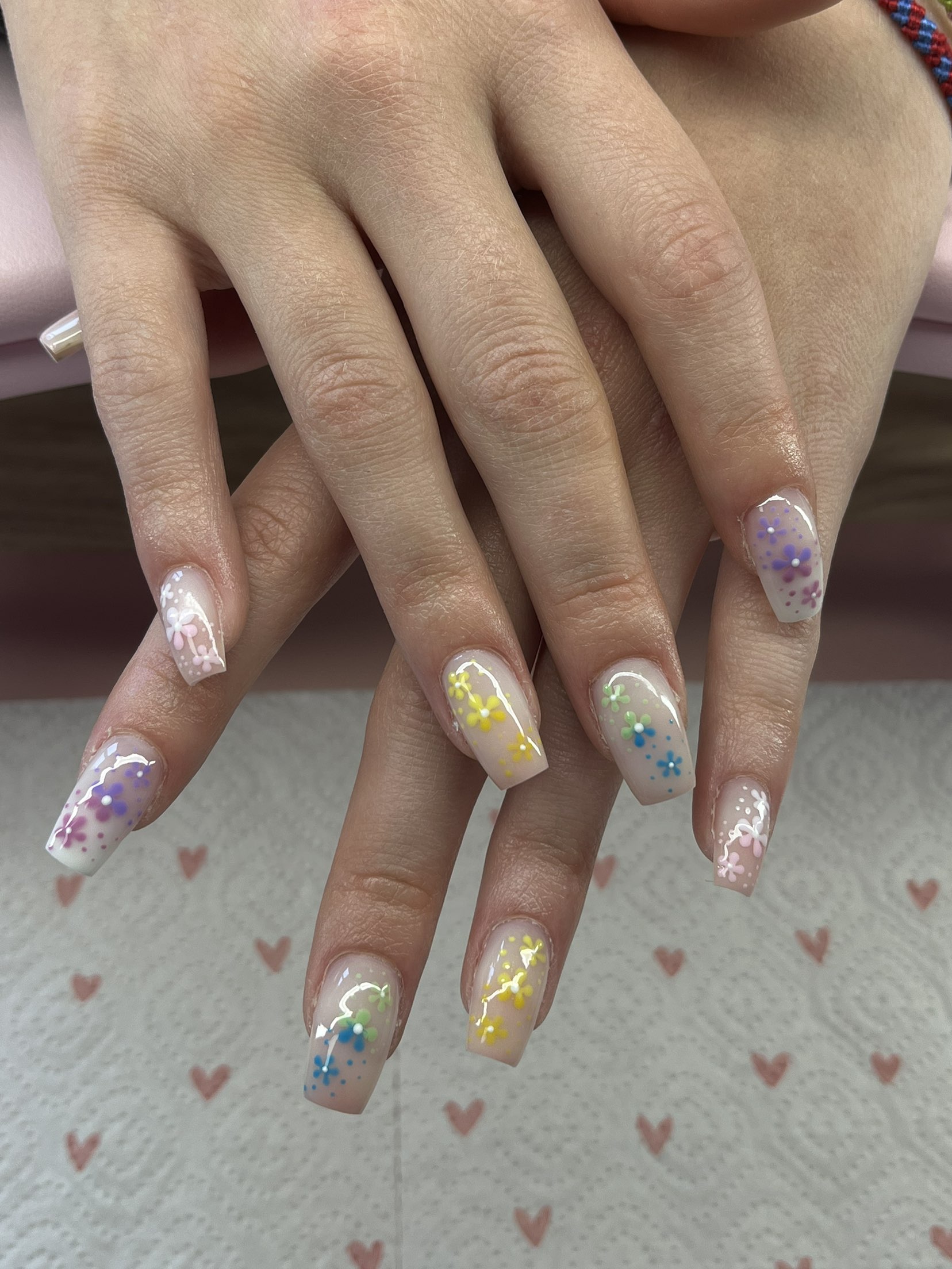 Fleurs en dégradé de Couleurs